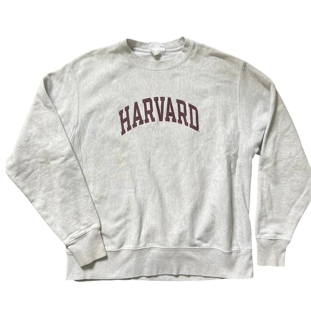 Vintage 80's Champion Reverse Weave Harvard Sweatshirt Crewneck Size Large